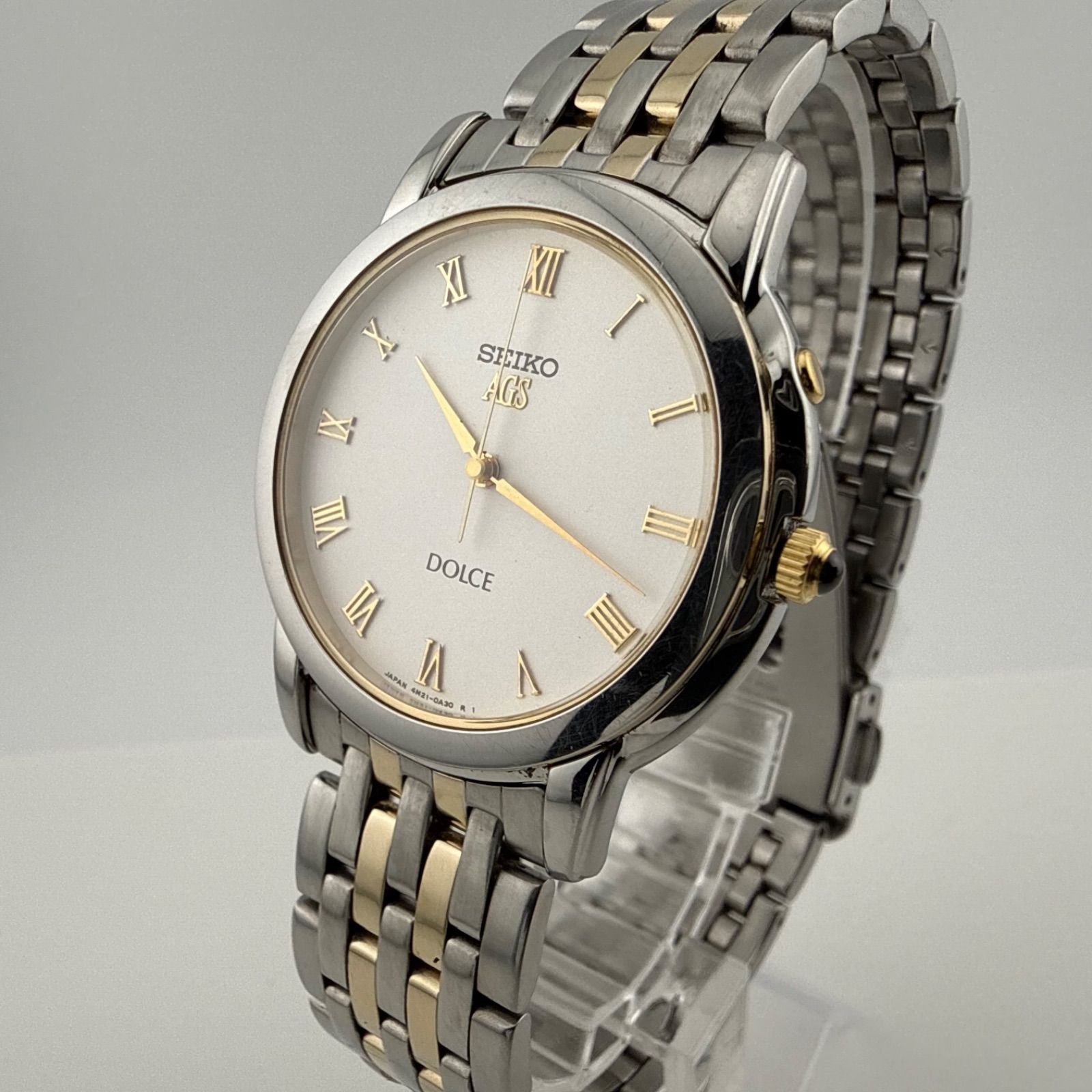 SEIKO 4M21-0A10 セイコー AGS DOLCE ドルチェ メンズ 腕時計 ジャンク SEIKO 4M21-0A10 セイコー AGS DOLCE ドルチェ メンズ 腕時計 ジャンク
