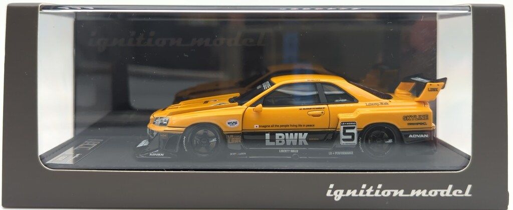 ignition model 1/43レジン製 LB-ER34 Super Silhouette SKYLINE (Yellow/Black #5) IG2849 13,090円