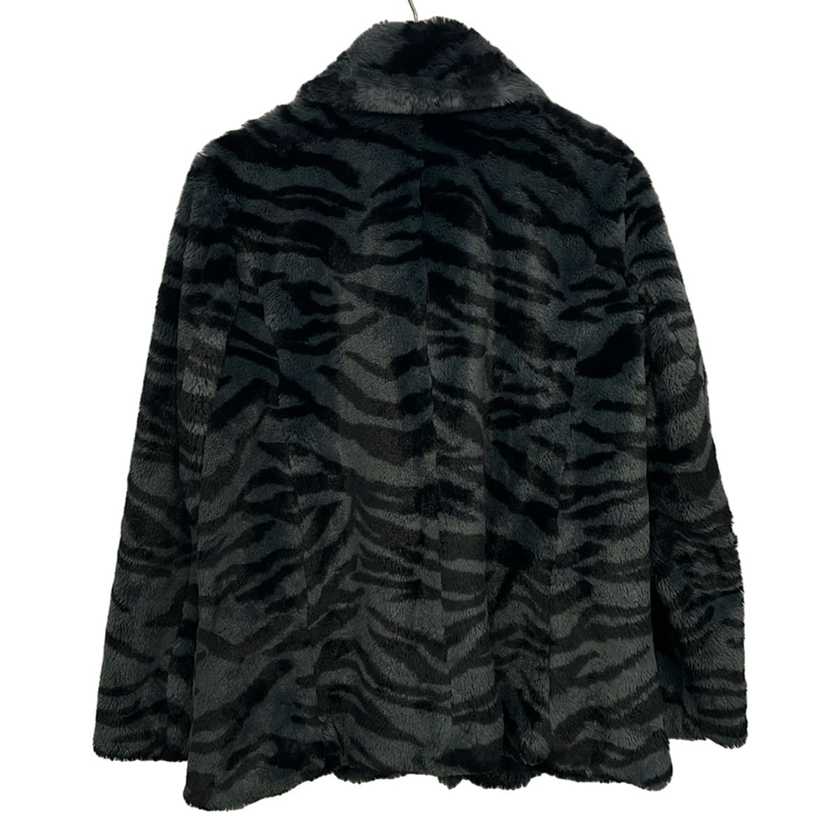 ZADIG & VOLTAIRE グリーンレオパード柄のフェイクファーコート Zadig&Voltaire(ザディグエヴォルテール) コート サイズM レディース美