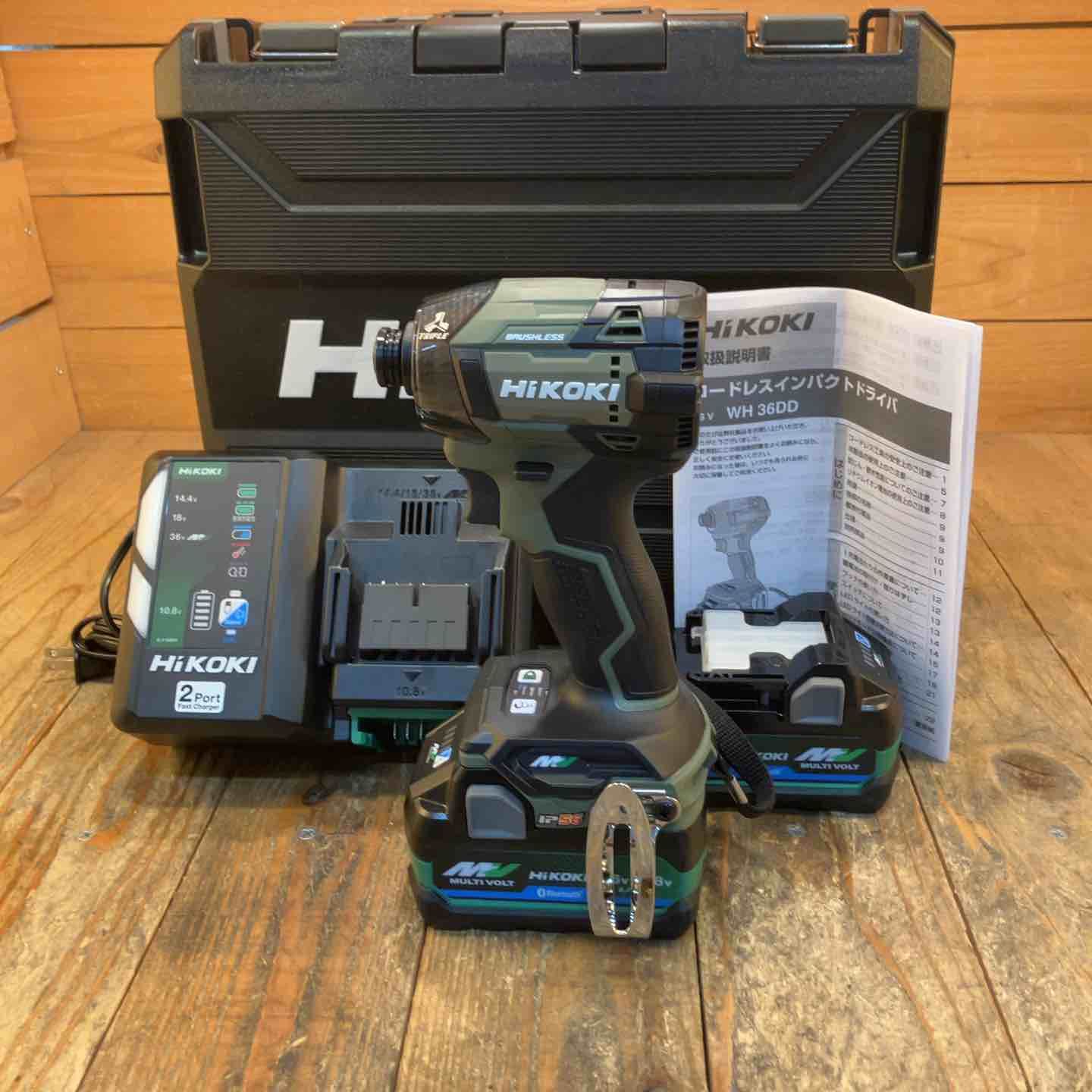【未使用品】ハイコーキ(HIKOKI ※旧:日立工機) コードレスインパクトドライバ フォレストグリーン WH36DD(2XHGSZ)【所沢店】