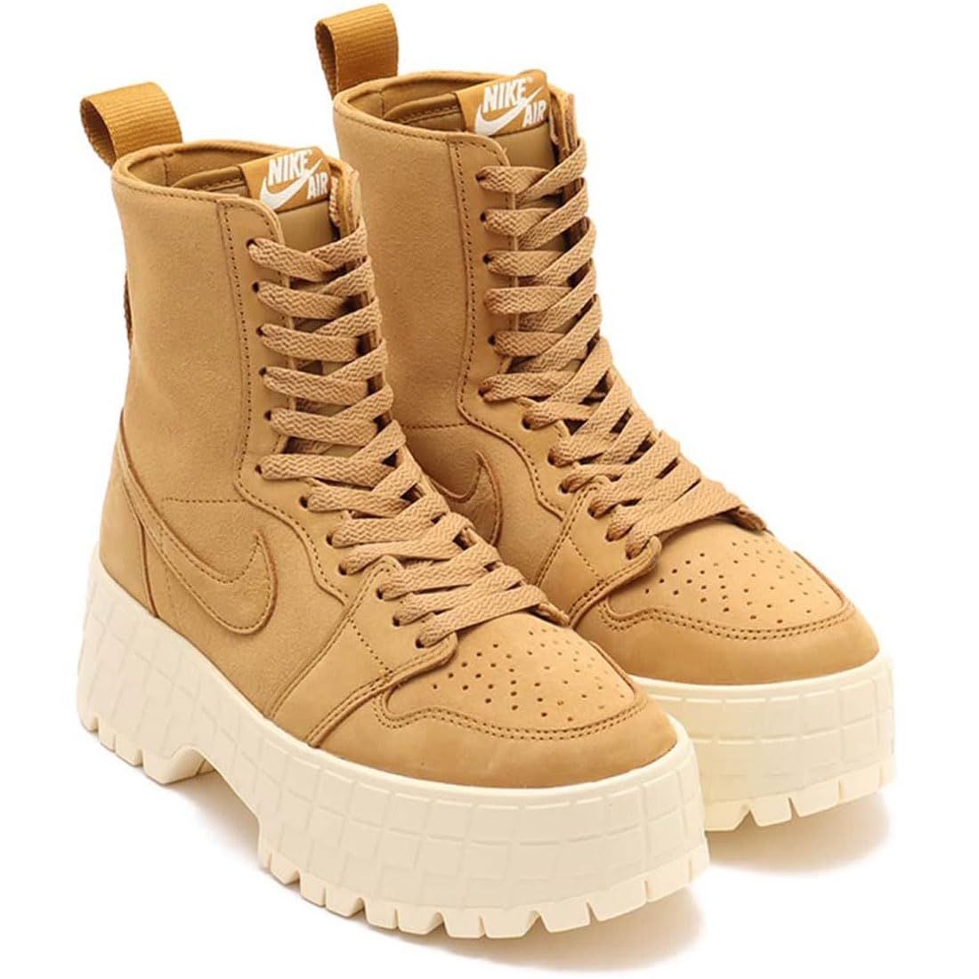 [ナイキ] エア ジョーダン 1 ブルックリン W AIR JORDAN 1 BROOKLYN ウィート/ウィート/モスリン FJ5737-700 25.0cm [25.0 cm]