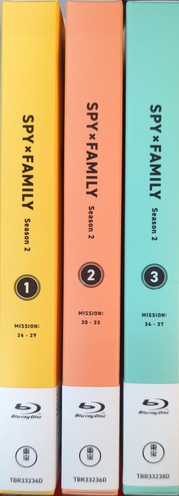 アニメBlu-ray 初回）SPY×FAMILY Season2 全3巻 セット