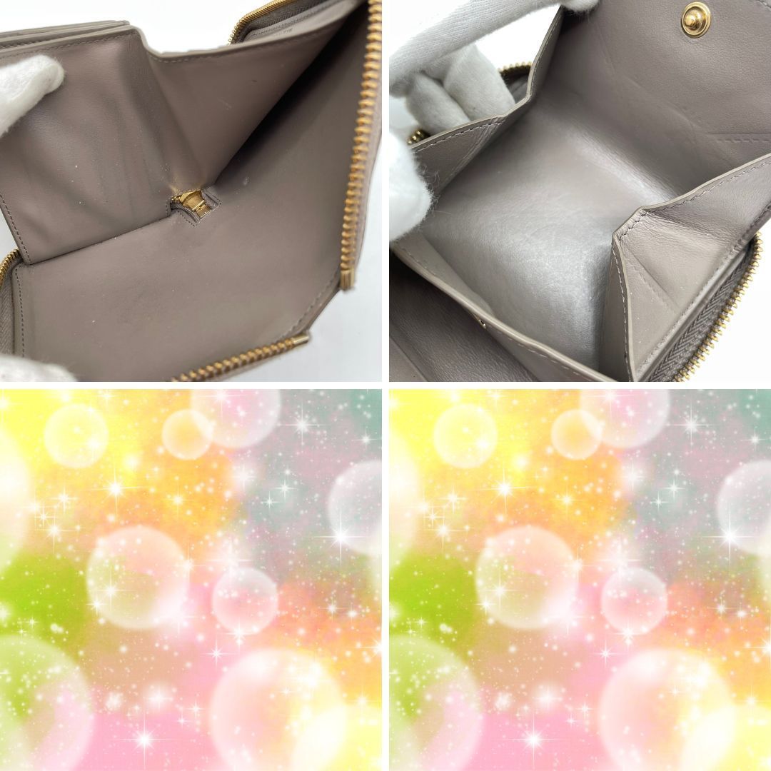 セリーヌ CELINE 二つ折り財布 ラウンドファスナー コンパクト