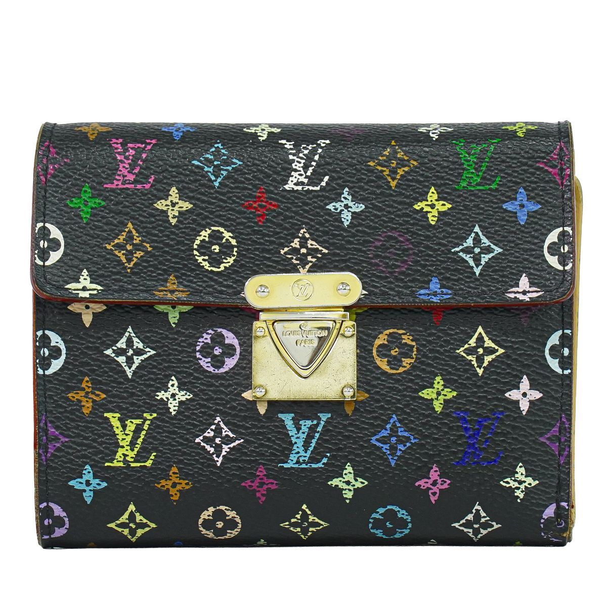 村上隆 × ルイヴィトン　モノグラム　マルチカラー　ポルトフォイユ　コアラ 本物 ルイヴィトン LOUIS VUITTON LV ポルトフォイユ コアラ