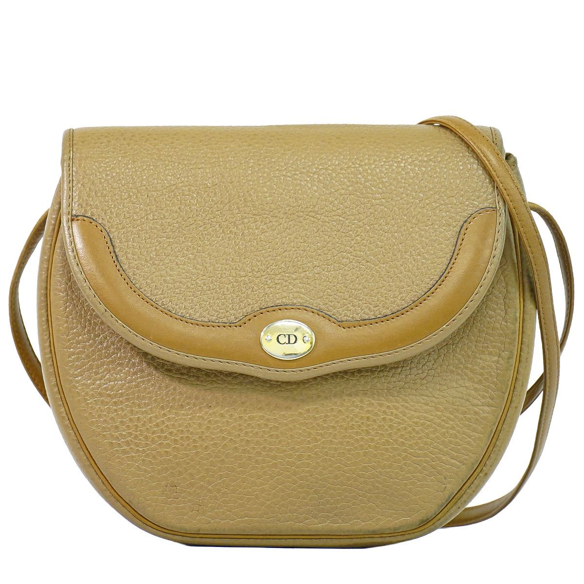 本物 クリスチャン ディオール Christian Dior レザー ショルダー 