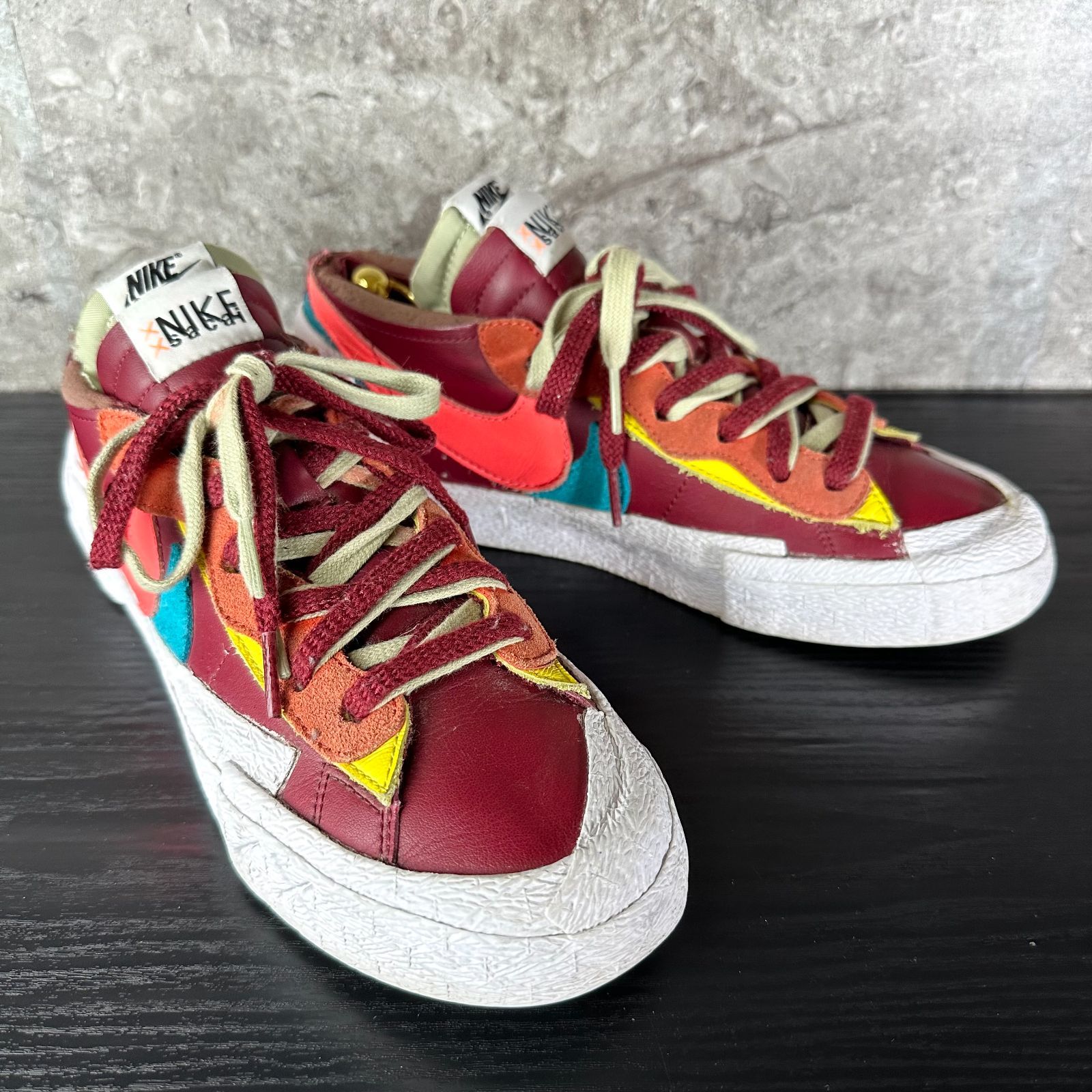 ケア済/清潔なリユース靴】S801 NIKE×sacai×KAWS ナイキ×サカイ×カウズ 