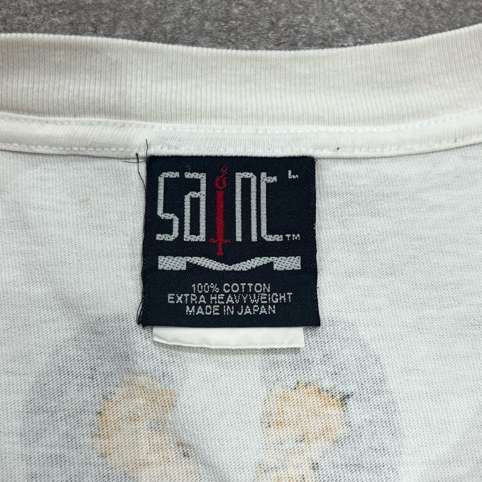 SAINT MICHAEL 23SS A BATHING APE AP_SS TEE / HVN & HELL /WHT 