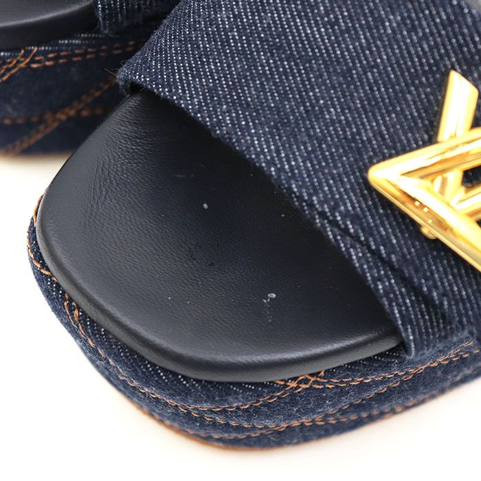 美品】LOUIS VUITTON ルイ・ヴィトン サンダル デニム シェイク