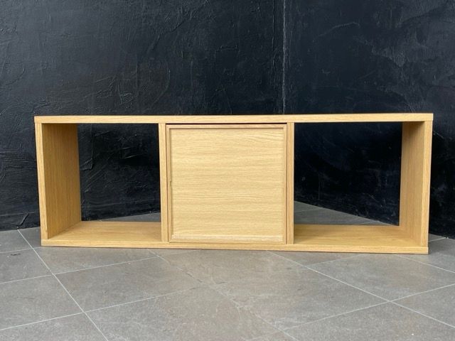 3段 スタッキングシェルフ 【中古】MUJI 無印良品 オーク材 引き出し2