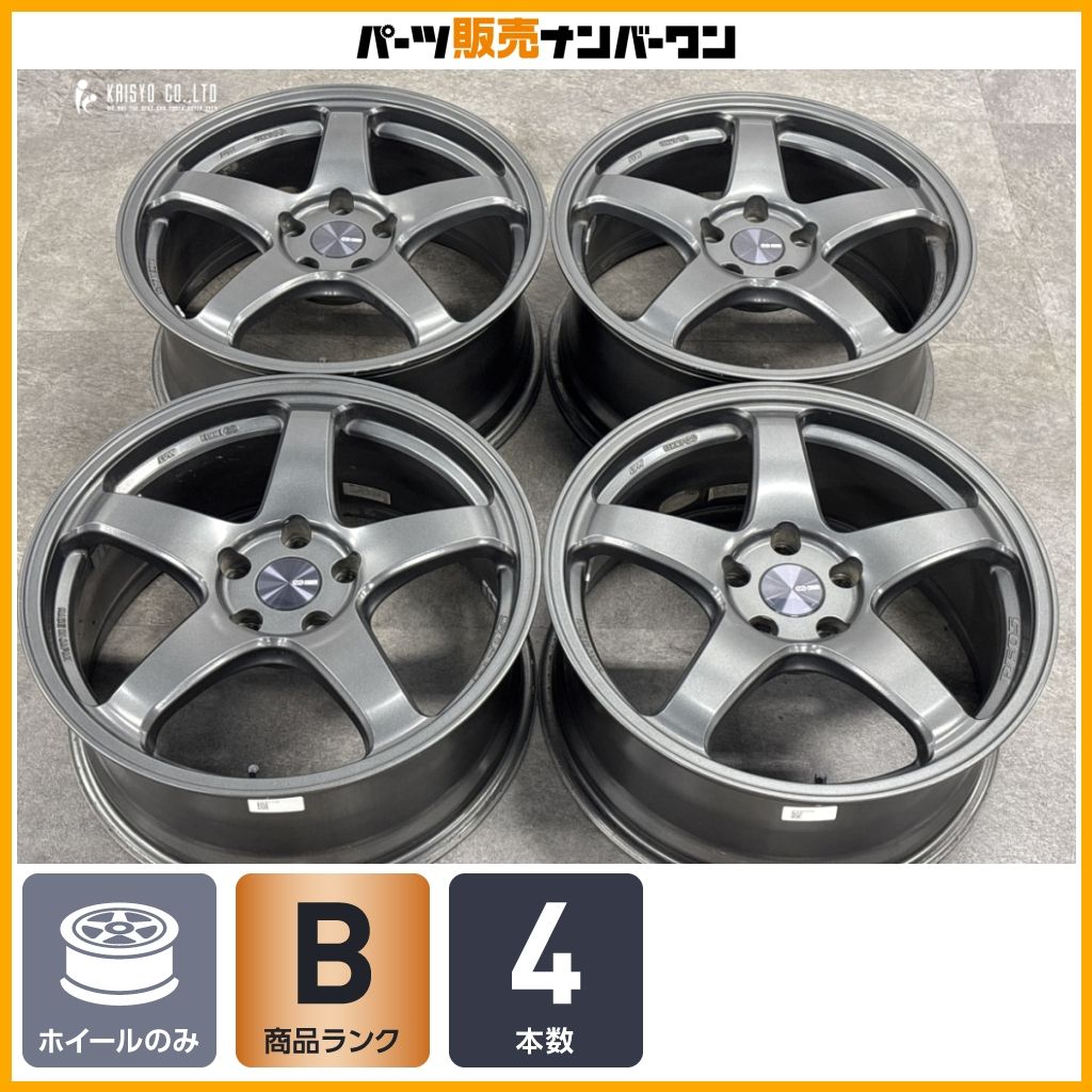 【カスタム用に】ENKEI パフォーマンスライン PF05 18in 8J +45 PCD114.3 アルファード ヴェルファイア GRヤリス シビック 即納可能
