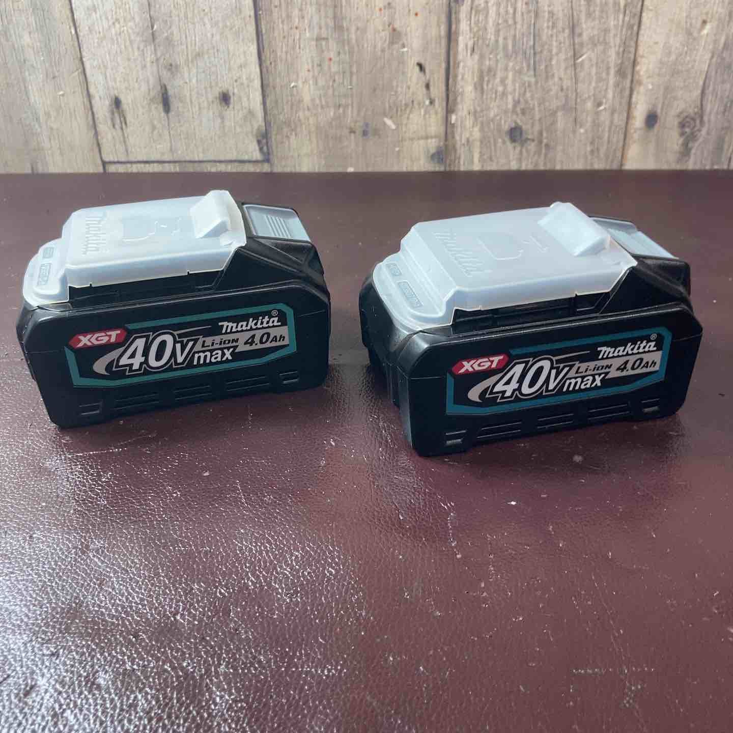 【未使用(店頭展示品)】マキタ(makita) リチウムイオンバッテリー 40Vmax/4.0Ah BL4040 2個セット 展示品使用有 【東大和店】