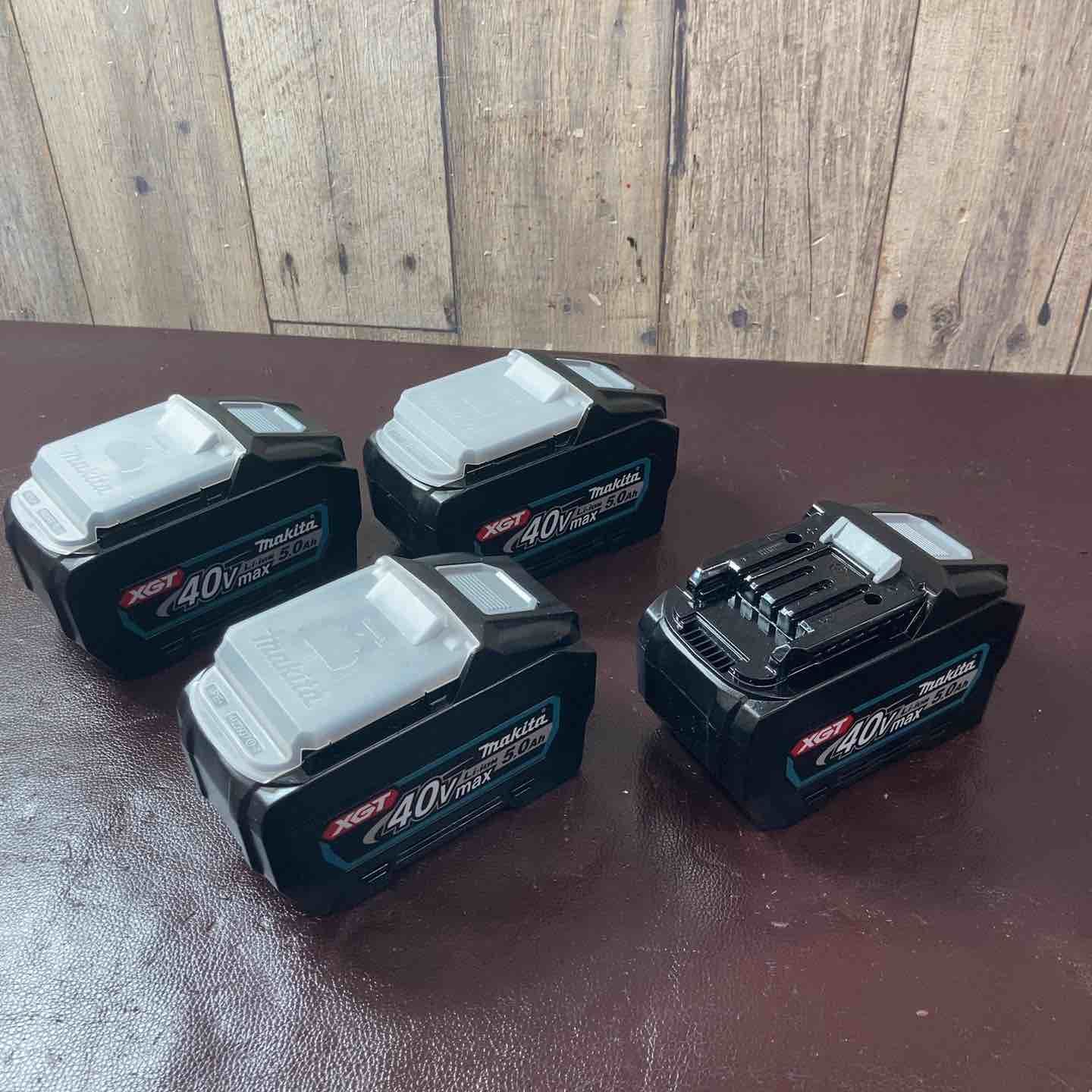 【未使用(店頭展示品)】マキタ(makita) リチウムイオンバッテリー 40Vmax/5.0Ah BL4050F 4個セット 展示品使用有【東大和店】