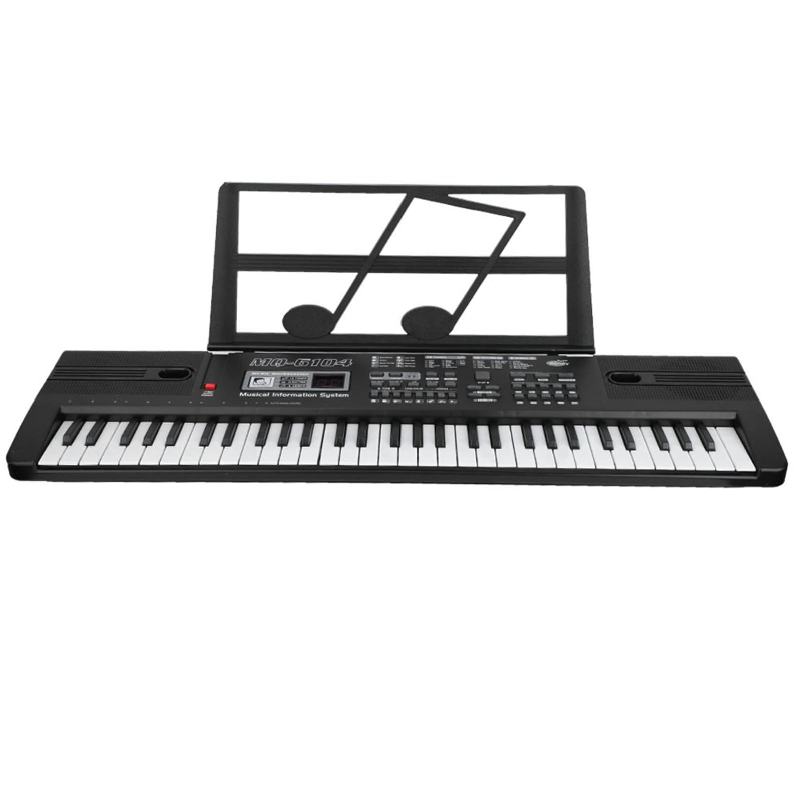 [Bargain Item] 6 Demos with Mic, 10 Rhythms, 8 Percussion Sound Effects, Double Power System, 16 Sounds, Mini Keyboard for Beginners, 61 Keys, Musical Instruments, Toys, Educational Toys, Electronic Keyboard