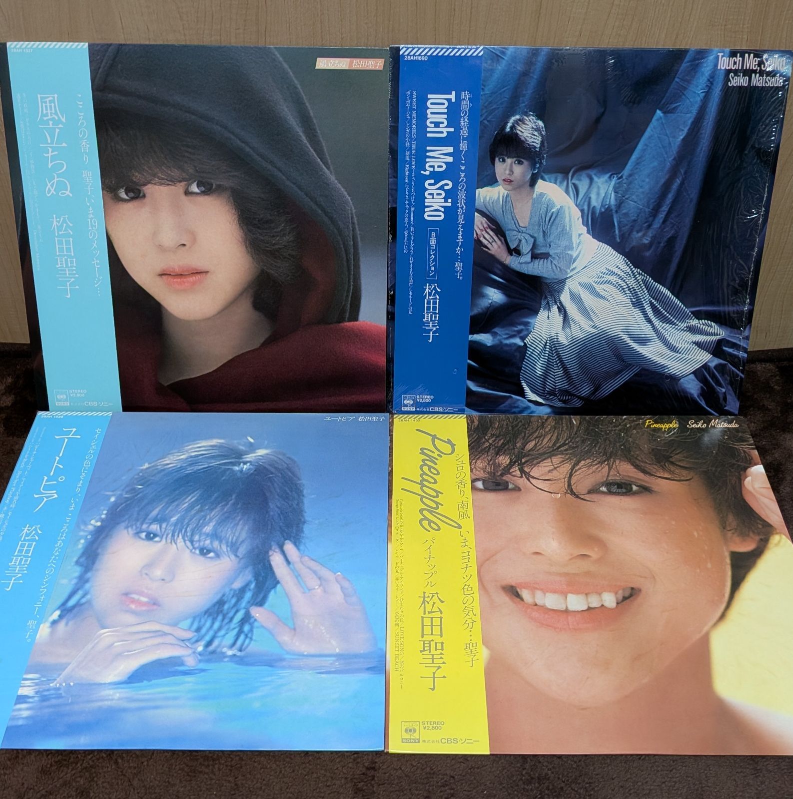 松田聖子LPレコード4枚セット／風立ちぬ、パイナップル他 - メルカリ