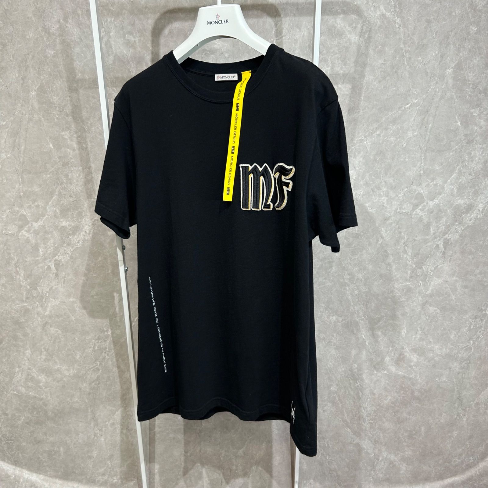 MONCLER モンクレールフラグメントコラボ半袖Tシャツ黒S - メルカリ