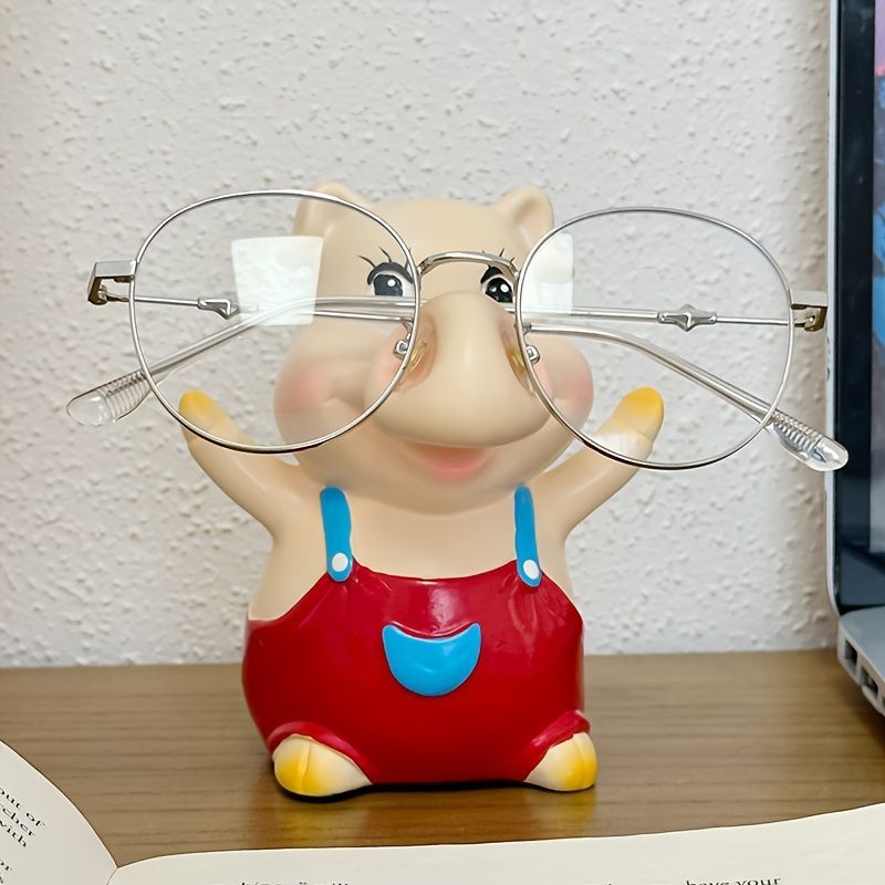 メガネスタンド メガネ ディスプレイ 店舗 スタンド 豚 ブタ ぶた 眼鏡 サングラス 時計 装飾品 小物 雑貨 アクセサリー 展示 コレクション 整理 カウンター ユニークデザイン