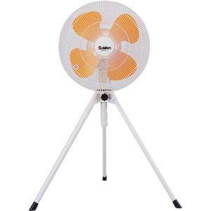 折りたたみ対応で作業場にも使いやすい スイデン 工場扇 スタンドタイプ 45cm羽根 パワフル送風 業務用 倉庫 換気用