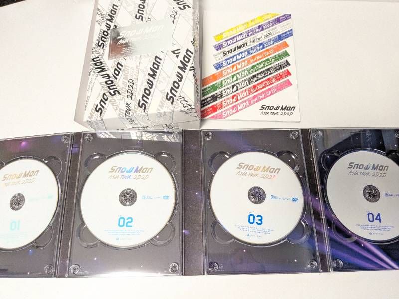 Snow Man ライブDVD,Blu-ray 6点セット ASIA TOUR 2D.2D./2021 Mania