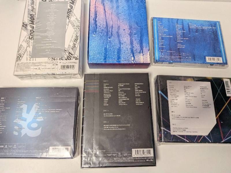 Snow Man ライブDVD,Blu-ray 6点セット ASIA TOUR 2D.2D./2021 Mania