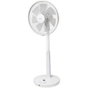 DCモーター搭載で広めのお部屋にも快適な TEKNOS 35cmハイポジリビング扇風機 ECOモード 静音 省エネ リモコン付