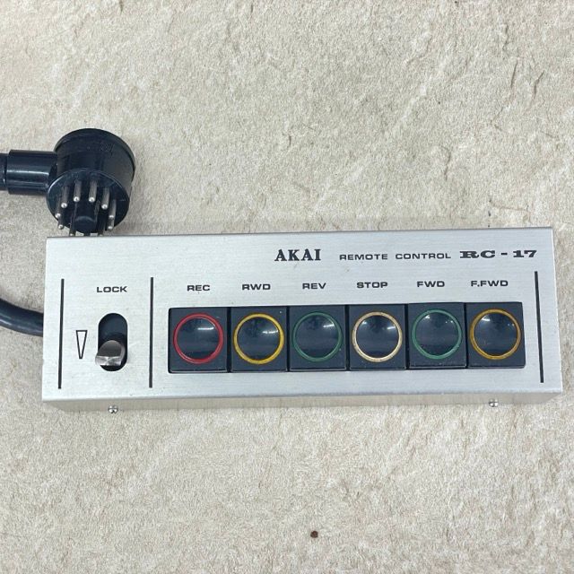未チェック AKAI RC-17 オープンリールデッキ用 【中古】 リモコン オーディオ機器 音響機器 アカイ/516917