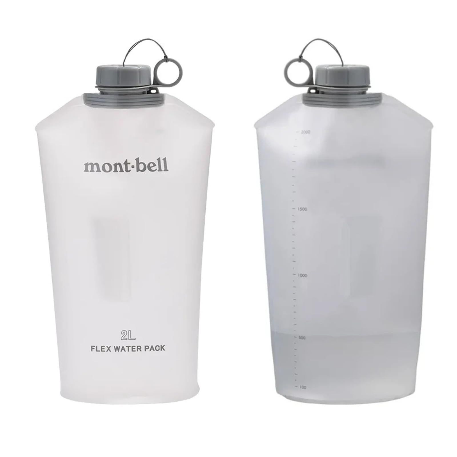 モンベル フレックス ウォーターパック 1.0L 1.5L 2L #1134185 #1134186 #1134187 飲料水 エコ エコパック ウォーターバッグ 登山 キャンプ トレーニング (2.0L) [2000 ml]