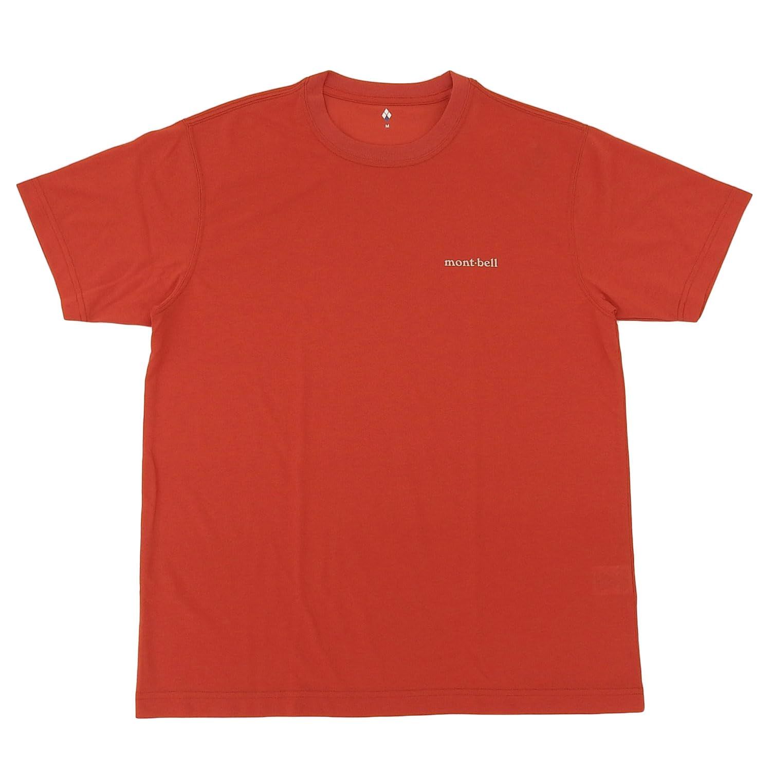 [モンベル] Tシャツ メンズ 半袖 ウィックロン UVカット 1114686 (レッド(RD)/XL) [レッド(RD)] [XL]