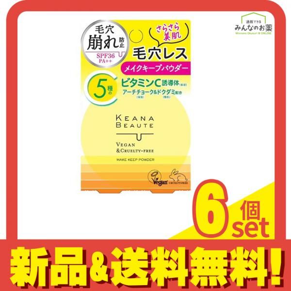 ケアナボーテ 毛穴落ち防止メイクキープパウダー 6g 6個セット まとめ売り