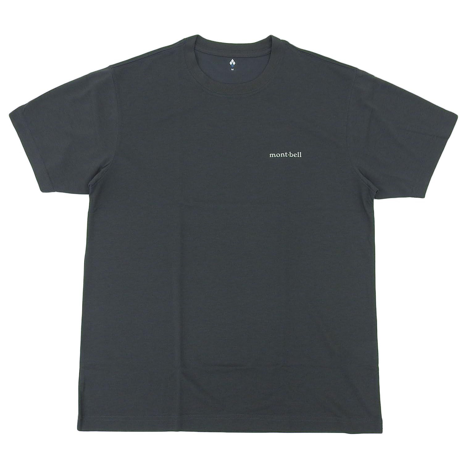 [モンベル] Tシャツ メンズ 半袖 ウィックロン UVカット 1114686 (ダークグレー(DGY) /L) [ダークグレー(DGY)] [L]