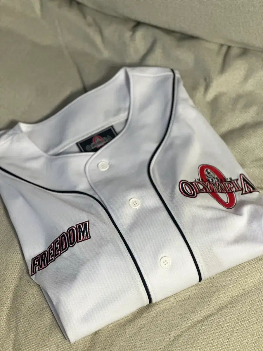 FREEDOM olympia オリンピア 野球 ジャージ 白 2XL