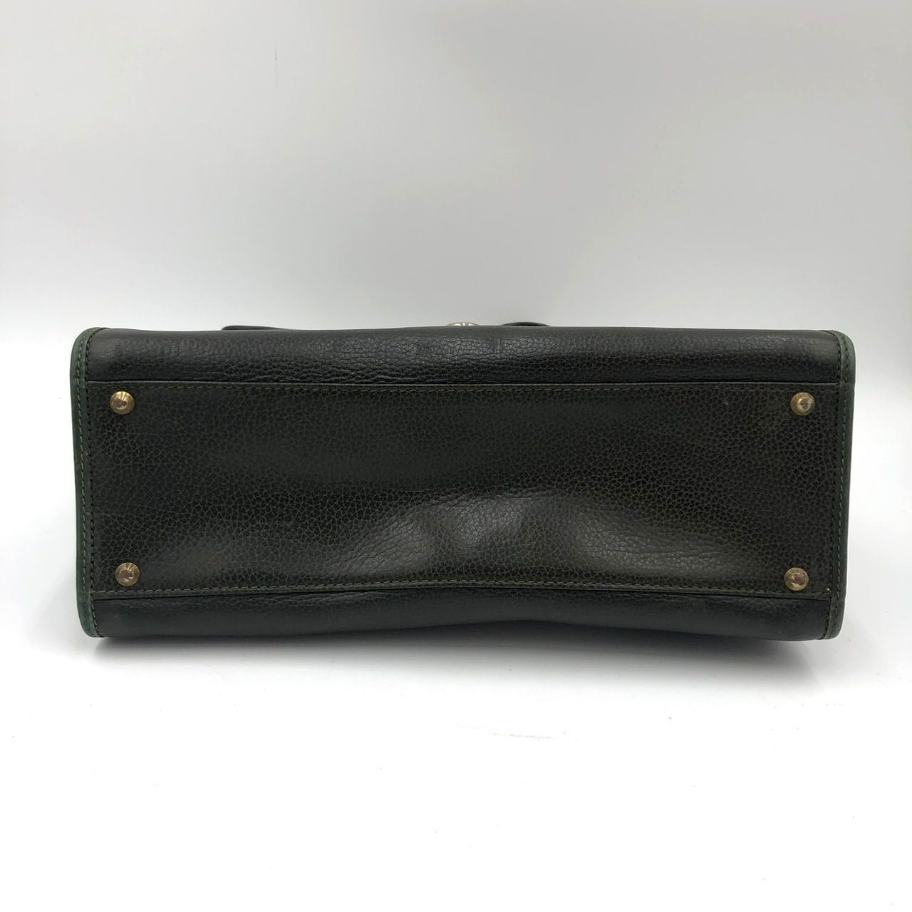 BALLY バリー レザー 2way ハンドバッグ ショルダーバッグ モス