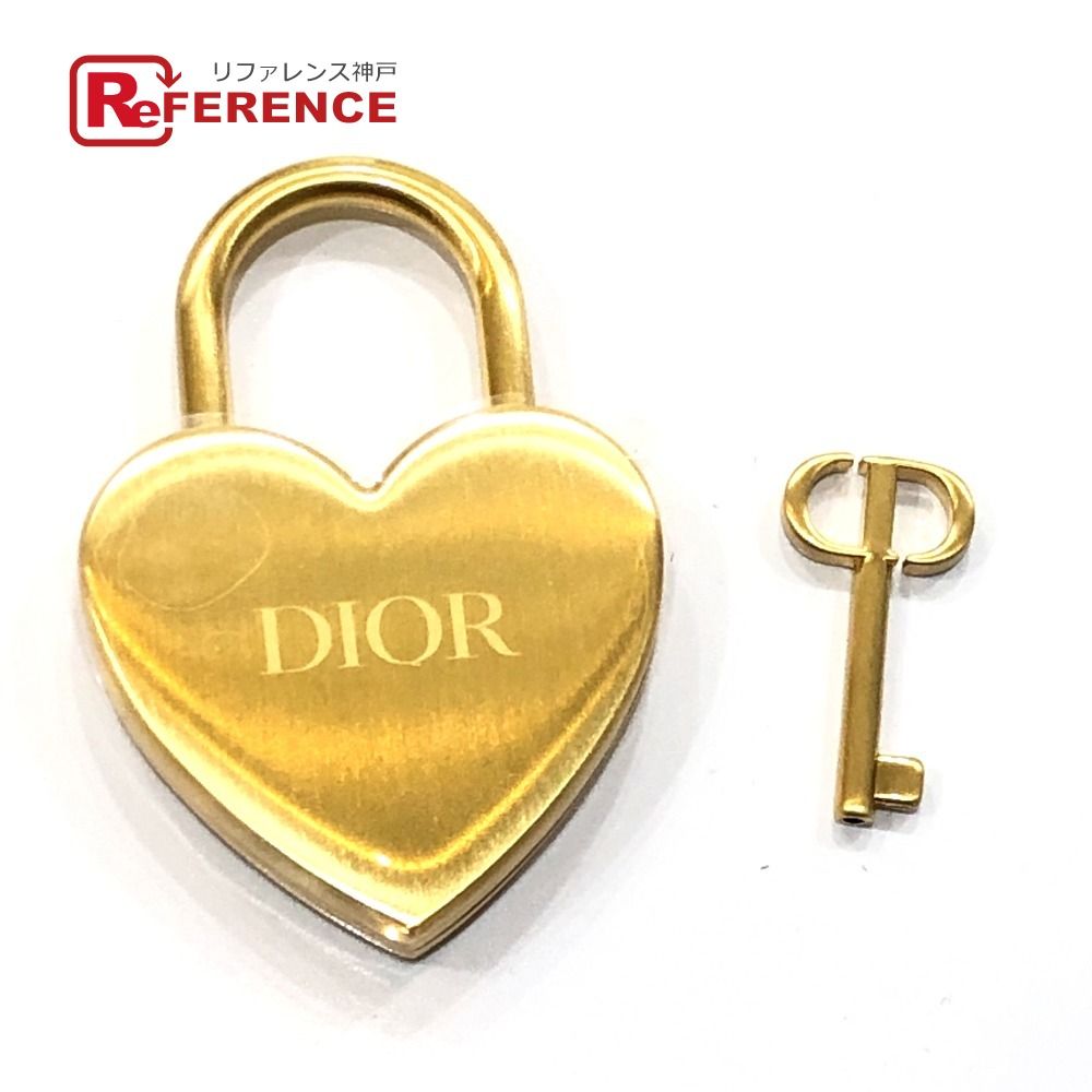 Dior ディオール 雑貨 ハート 南京錠 鍵 メタル ゴールド