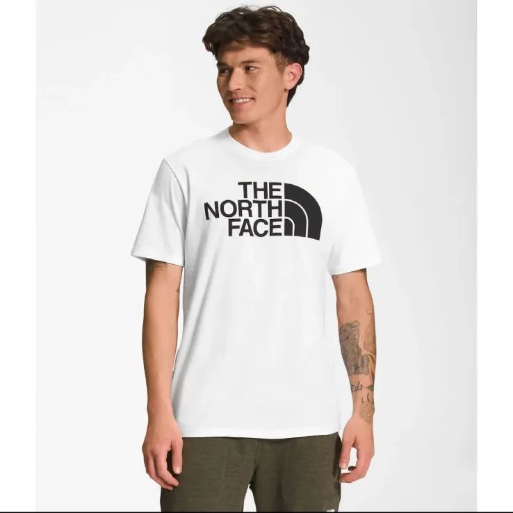 新品 訳あり 特価 ノースフェイス Tシャツ 半袖 メンズ NF0A812MLA9 ロゴ ハーフドーム HALF DOME TEE ホワイト Sサイズ Mサイズ Lサイズ XLサイズ