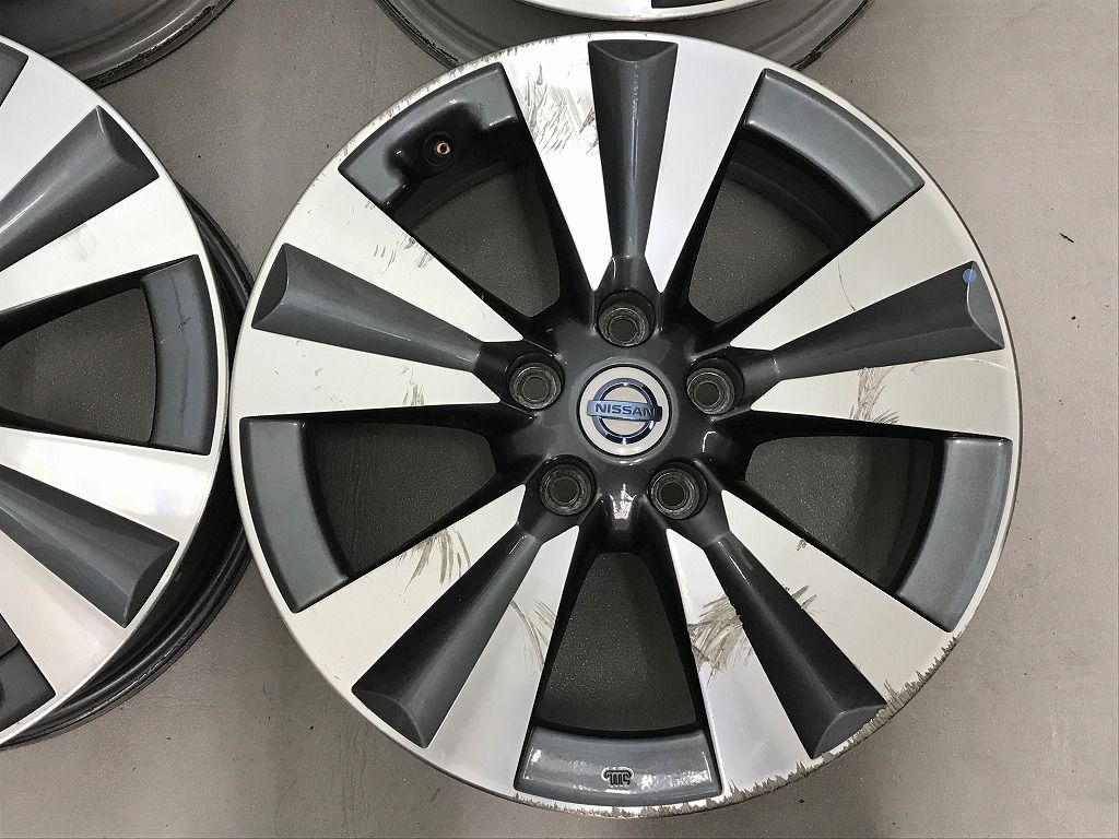◎日産 ZE0 リーフ純正 17inc 6.5J +45 114.3/5H 傷少美品3本 傷あり1