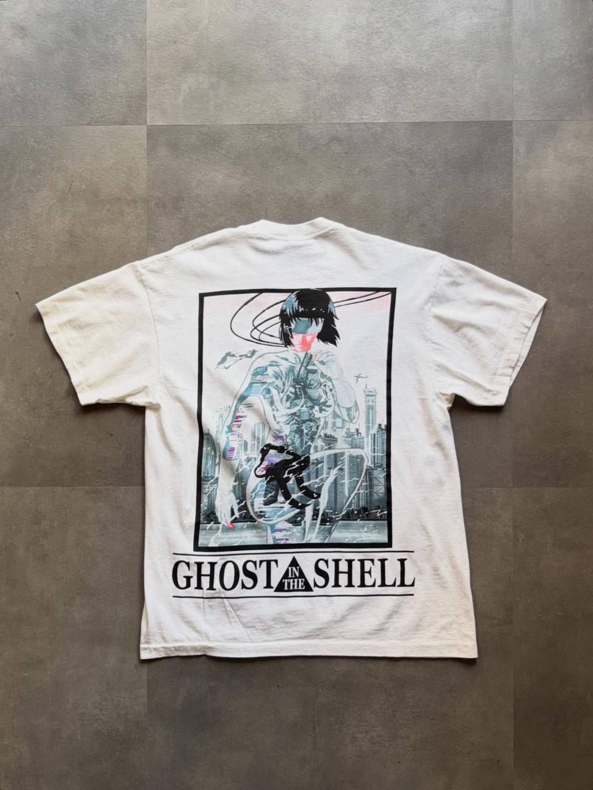 GHOST IN THE SHELL 攻殻機動隊 Tシャツ L USA製 両面プリント Changes 
