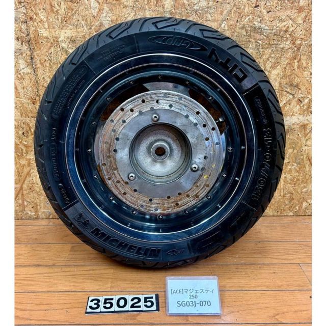 [ACE 35025]ヤマハ YAMAHA マジェスティ250 SG03J-070 メッキ リアホイール