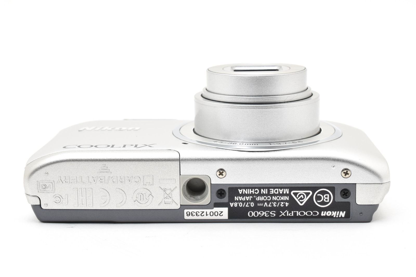 ☆極上品☆ニコン Nikon COOLPIX S3600 ♯1745 - メルカリ