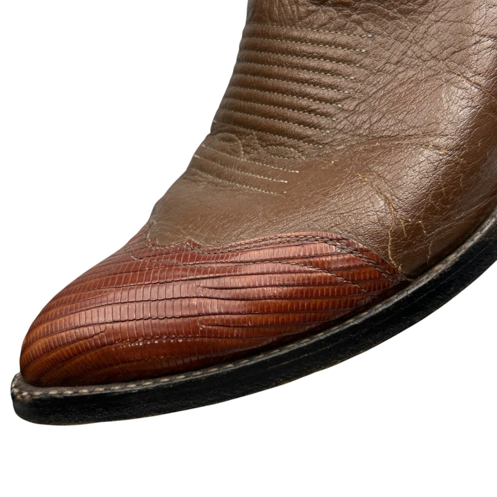 TONY LAMA(トニーラマ) 1980's Western Boots - Lizard Toes