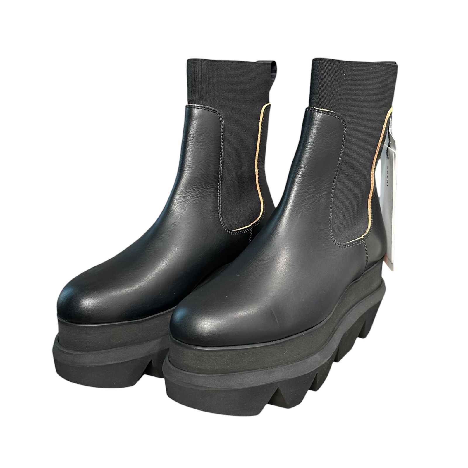 sacai(サカイ) Chelsea Boots 厚底 チェルシー ブーツ SCW-257 39 ブラック サイドゴア 50,820円
