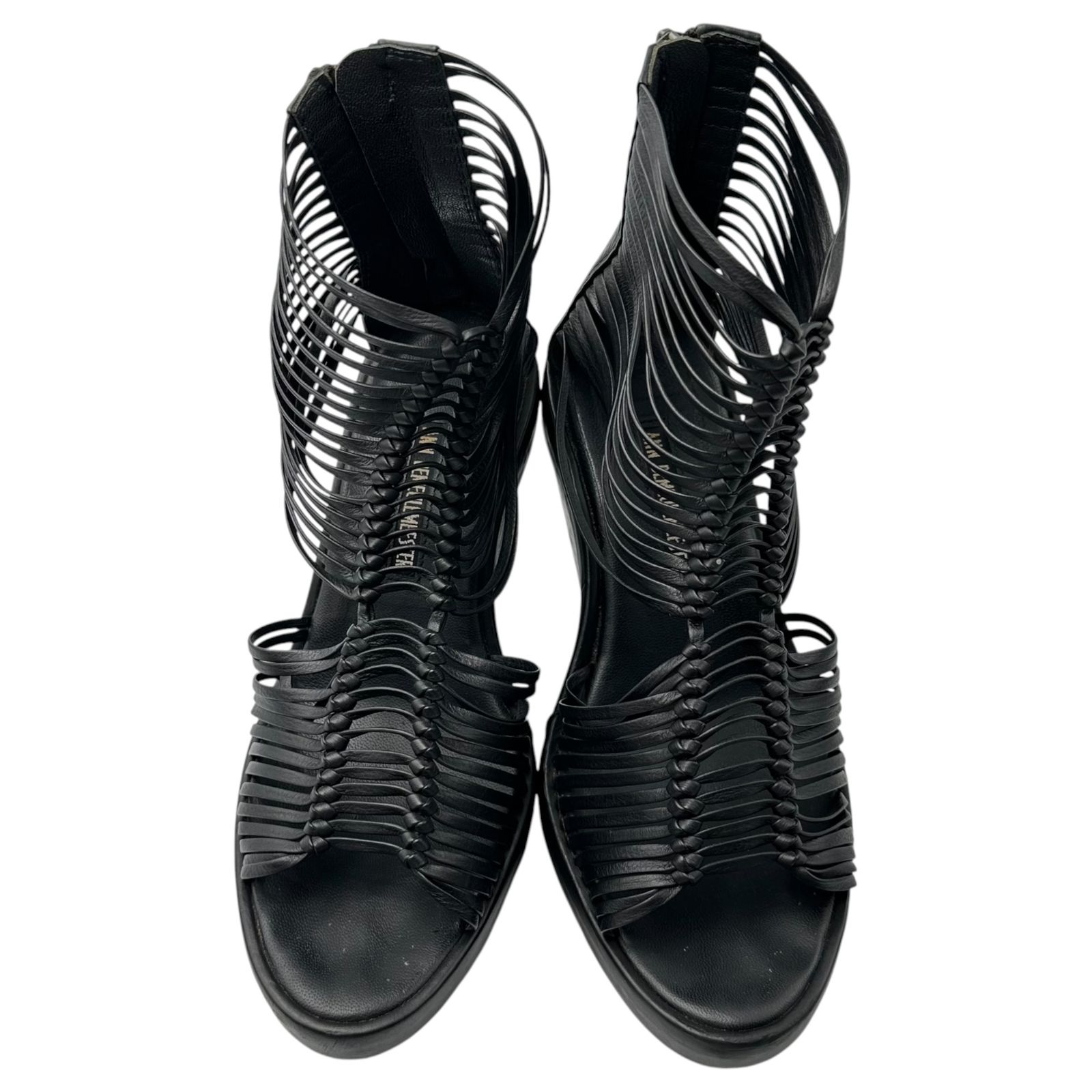 ANN DEMEULEMEESTER(アンドゥムルメステール) 12SS Gladiator Sandals