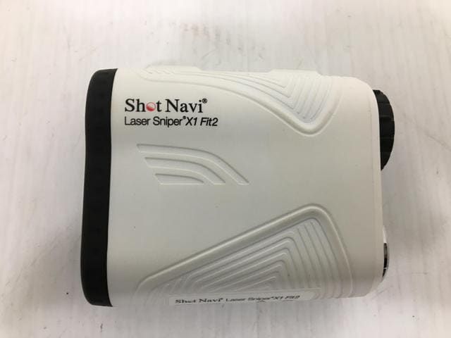 返品OK 【中古ゴルフ用品】テクタイト(ショットナビ) レーザー距離計 Shot Navi(ショットナビ) Laser Sniper X1 Fit2 [白]