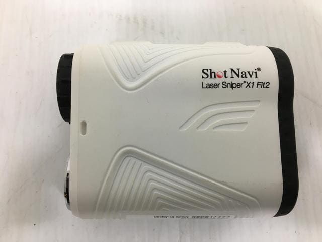 返品OK 【中古ゴルフ用品】テクタイト(ショットナビ) レーザー距離計 Shot Navi(ショットナビ) Laser Sniper X1 Fit2 [白]