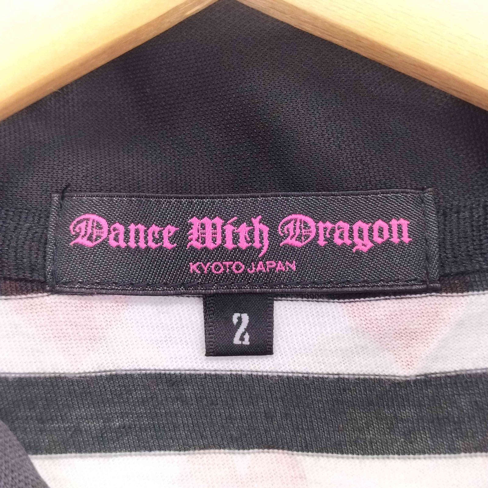 ダンスウィズドラゴン DANCE WITH DRAGON Y2K 平成 ハートプリント