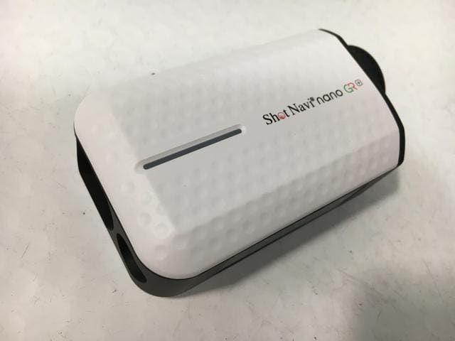 返品OK 【中古ゴルフ用品】【超美品】テクタイト(ショットナビ) レーザー距離計 Shot Navi(ショットナビ) Laser Sniper nano GR+ [ホワイト]