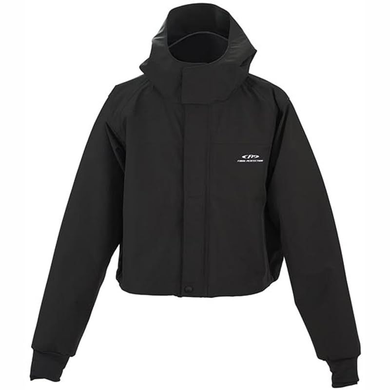 【新品】 [エクセル] 透湿ショートレインジャケット M/L/LL/3L ブラック シンプル アウトドア 鮎釣り 渓流釣り FINAL PERFECTION FP-5005 (JP, アルファベット, M, ブラック)