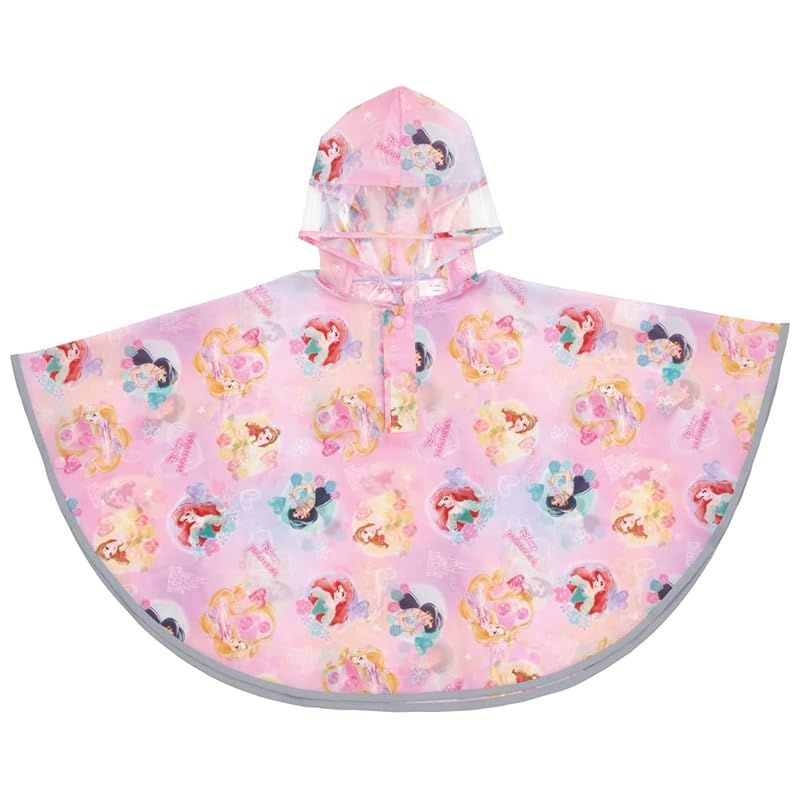 【新品】 スケーター(Skater) レインポンチョ レインコート 子供用 ディズニー プリンセス 適応身長 80-100cm RAPO2-A