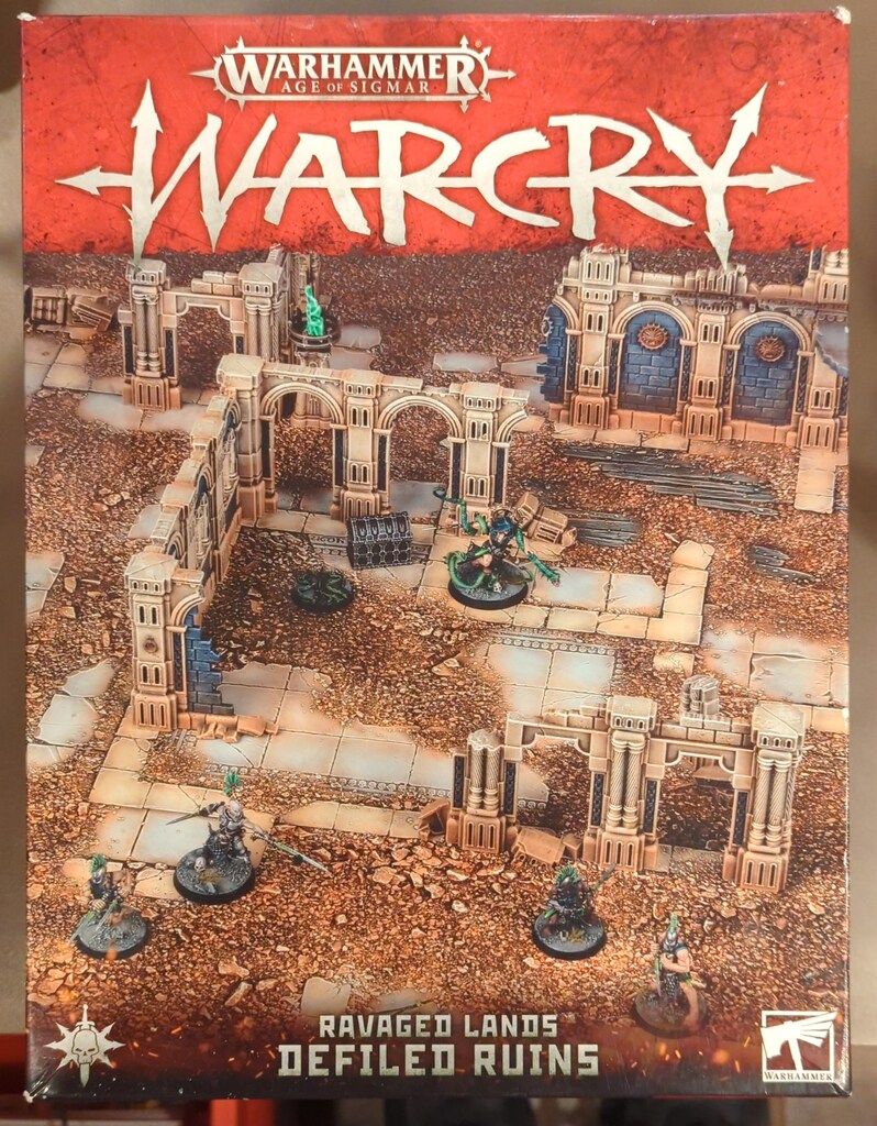 《ジャンク》 GAMESWORKSHOP WARHAMMER AGE OF SIGMAR WARCRY Defield Ruins/Raveged Lands