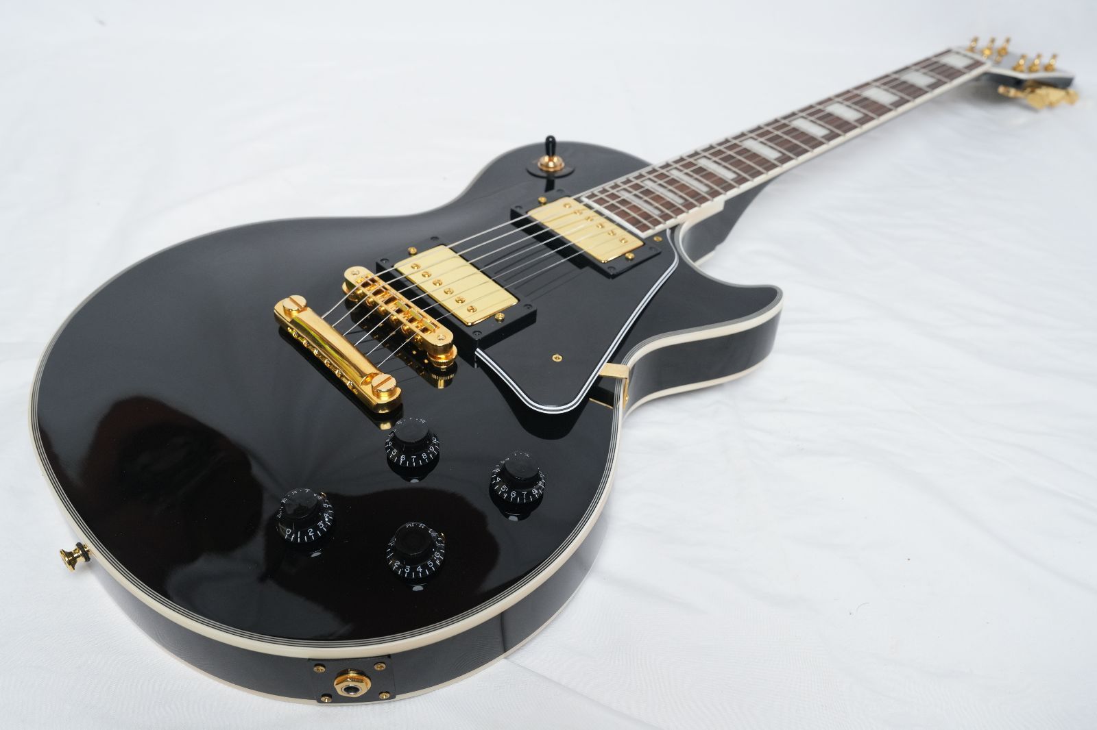 ☆BURNY☆SRLC-65 BLACK レスポールカスタム 2023年製 美品 バーニー