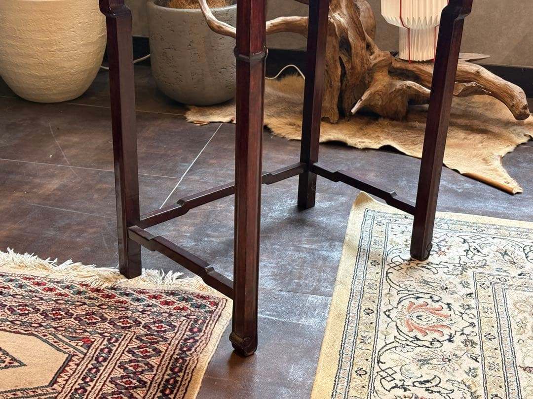 サイドテーブル オリエンタル家具 ビンテージ アンティーク 中華家具
