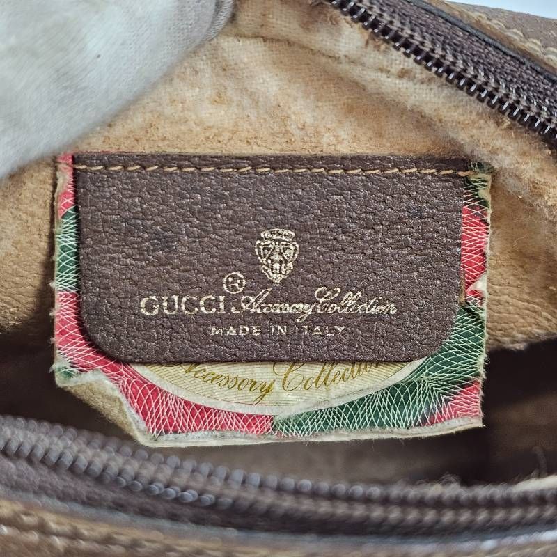 紙タグ付】オールドグッチ ショルダーバッグ シェリーライン アクセコ 